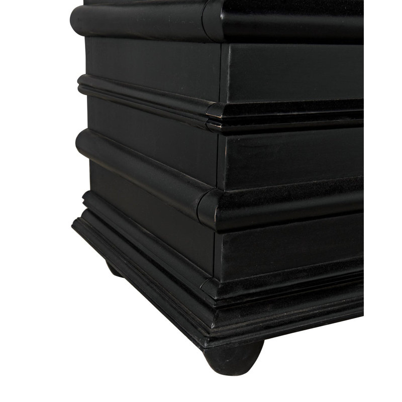 Ascona 6 - Drawer Dresser, Hand Rubbed Black