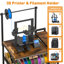 Support d'imprimante 3D compact avec porte-bobine et multiprise