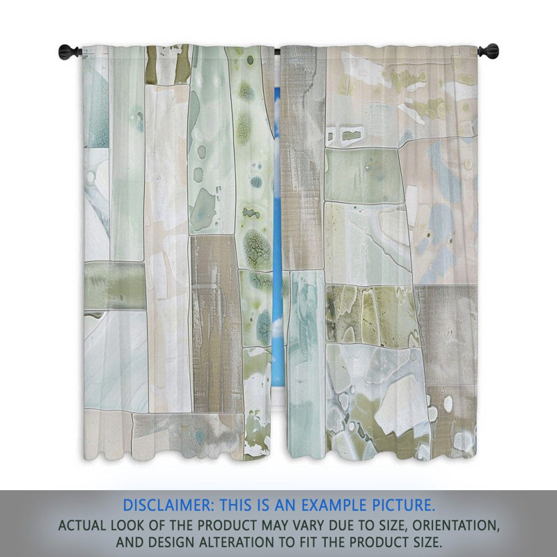 Paire de rideaux obscurcissant en polyester Akeim, L 56 po x L 78 po
