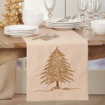 Hodei 100% Cotton Christmas Table Runner