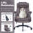 Big and Tall  Ergonomic Executive Office Chair With Adjustable Lumbar Support and Armrest,400LBS-1793054555