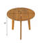 Table d'appoint ronde en acacia