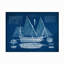 Toile pour l'extérieur «Antique Ship Blueprint III» Protivin Vision Studio-87945688