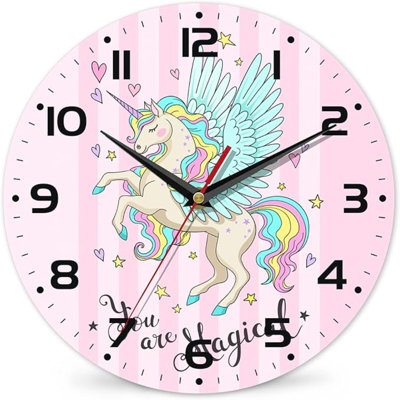 Horloge murale mignonne Pegasus