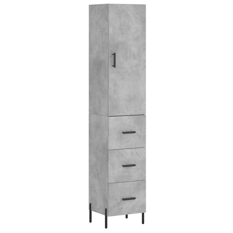 Maylani 34.5cm Sideboard, Concrete Grey