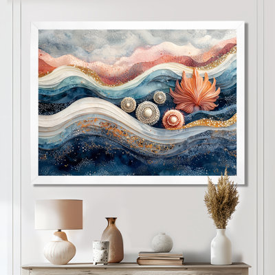 Harbison abstrait, oursin et corail, paysage III - oursin, art mural
