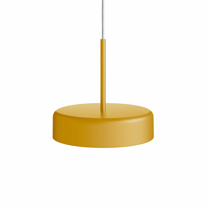 Luminaire suspendu Bobber, Moutarde, H 11 po x l 12 po x P 12 po