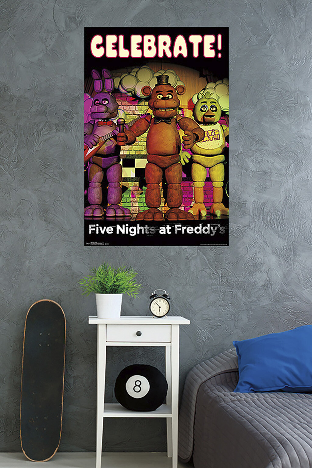 Five Nights at Freddy's Inspired Digital Paper (Instant Download