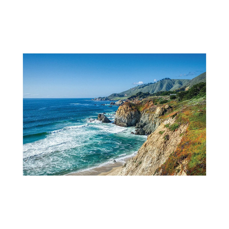 Big Sur Coastline Of California by Zoe Schumacher - Wrapped Canvas Print, 20.32 cm H x 30.48 cm W