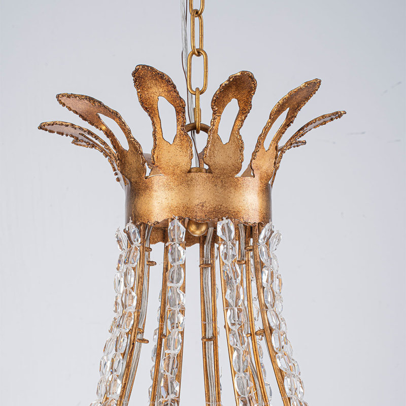 Monteleone 10 Light Chandelier - Gold