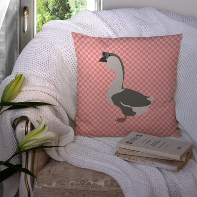 Coussin décoratif d’extérieur à vérifier oie
