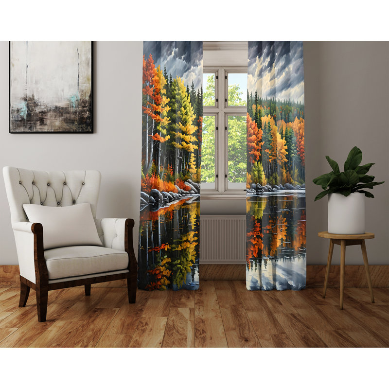 Window Curtains, 40" W x 52" L