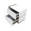 Table de chevet blanche de 25 po Kajal (faisant face à la gauche) -23547457