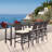 Averir Rectangular Metal Outdoor Bar Table , 45.3'' in. W 15.7'' in. D