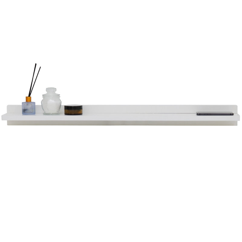 Tablette de charge sans fil, charge 15 W / 3 A, câble 78 po 3 A, Blanc, H 3 po x l 35 po x P 5 po