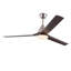 Ventilateur de plafond encastré moderne à 3 pales de 42 pouces avec télécommande-2028384494