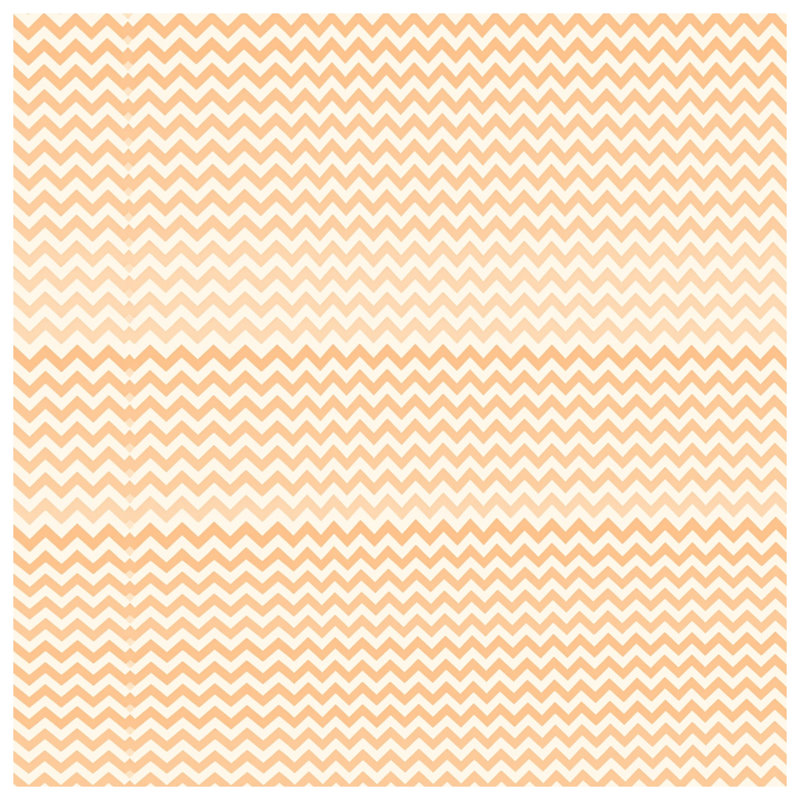Couvertures zigzag orange et blanches, 60in W x 80in H