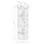 Vitrine de coin, 5 tablettes-547122377