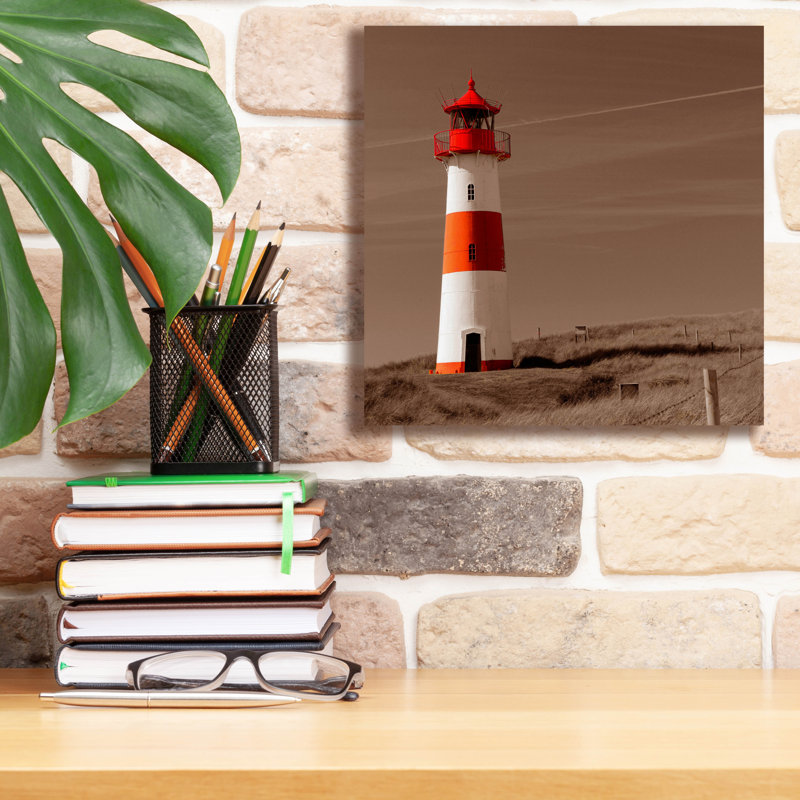 "Phare" par Photoinc Studio, art mural sur toile, H 12 po x l 12 po x P 0,75 po