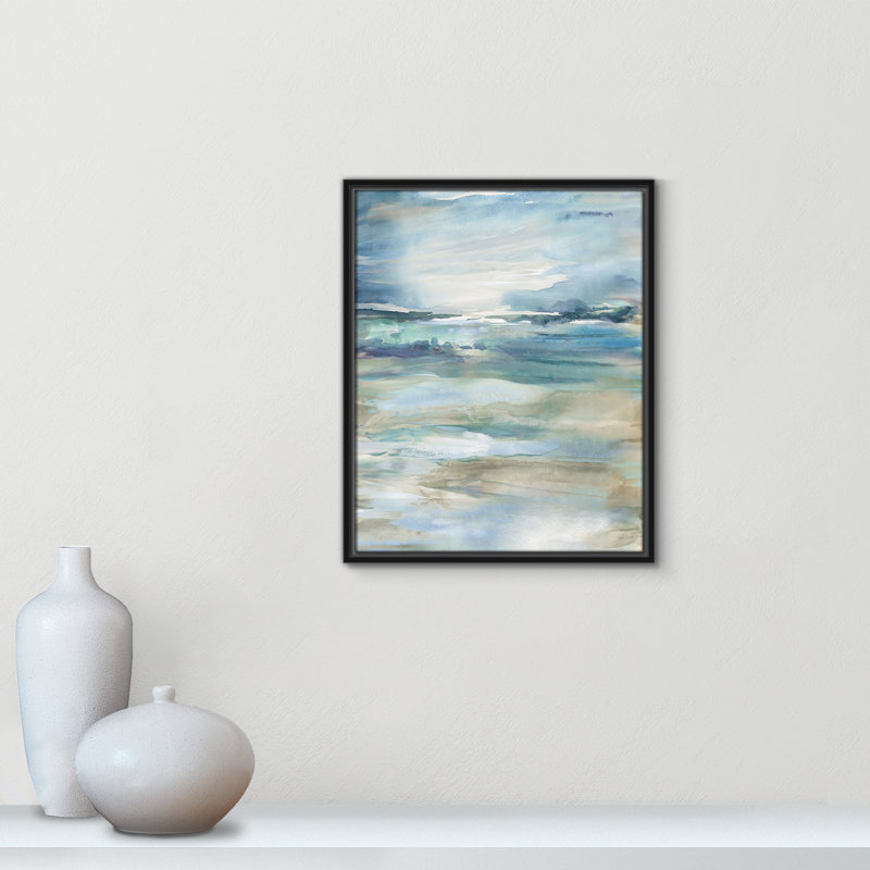 Reflection Skies - Portait Version Print par Carol Robinson, H 21,5 po x l 17,5 po, Noir