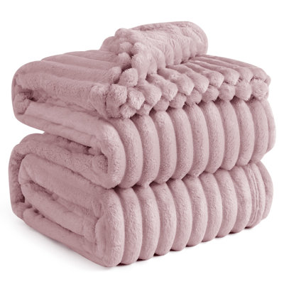 Couverture en flanelle de literie pour les filles, couverture douce et confortable 300 GSM pour dortoir et décoration intérieure, cadeau toutes saisons