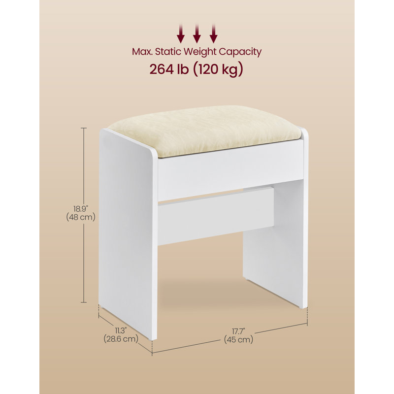 Manufactured Wood Accent Stool