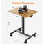 Chariot pour ordinateur portable Sweetcrispy