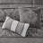 Grey King Luxury Bedding - 7 Piece Bed