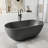 Oval Solid Surface Bathtub, Freestanding Soaking Bathtub-111988031