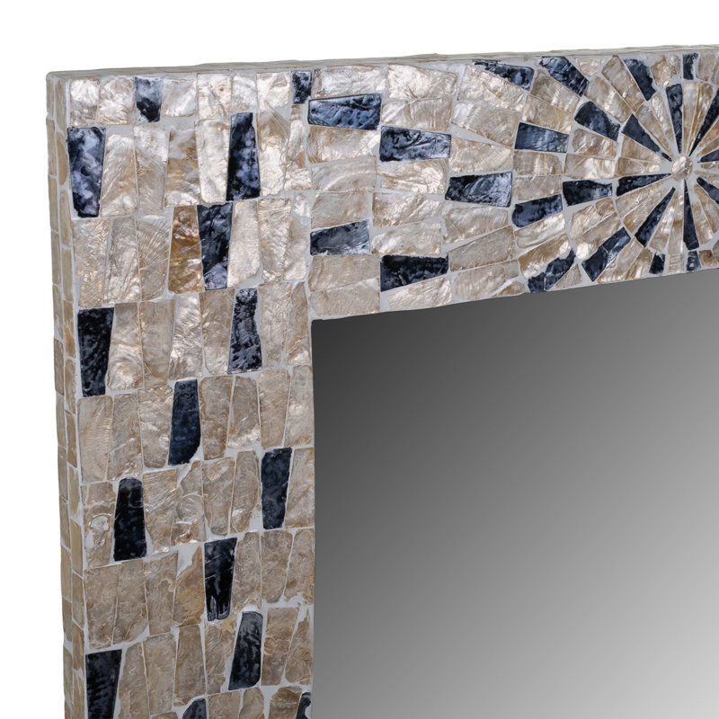 Cryptopodium Engineered Wood Flat Wall Mirror