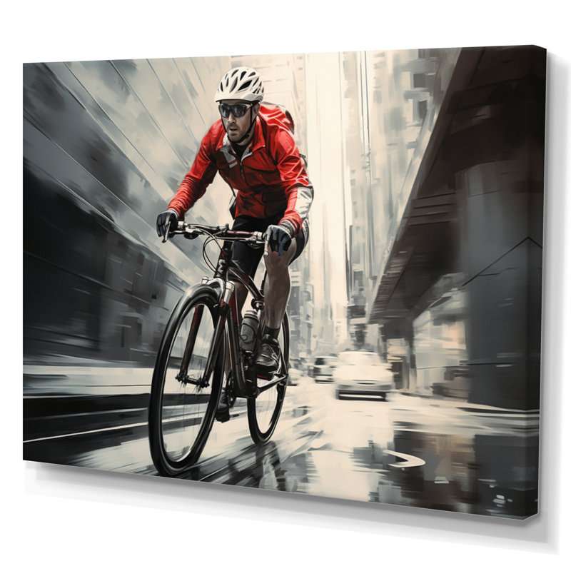 Pédale de bicyclette Power II - imprimé, H 12 po x l 20 po x P 1 po, Toile tendue