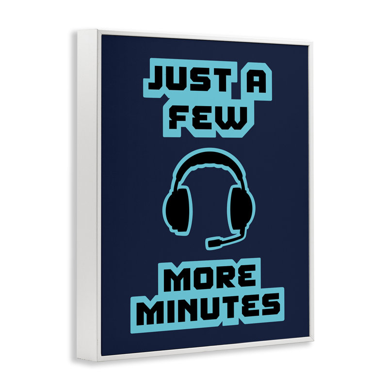 Few More Minutes Retro Framed Giclee, design by Marcus Prime, 20" H x 16" W, Coastal White Framed Giclee
