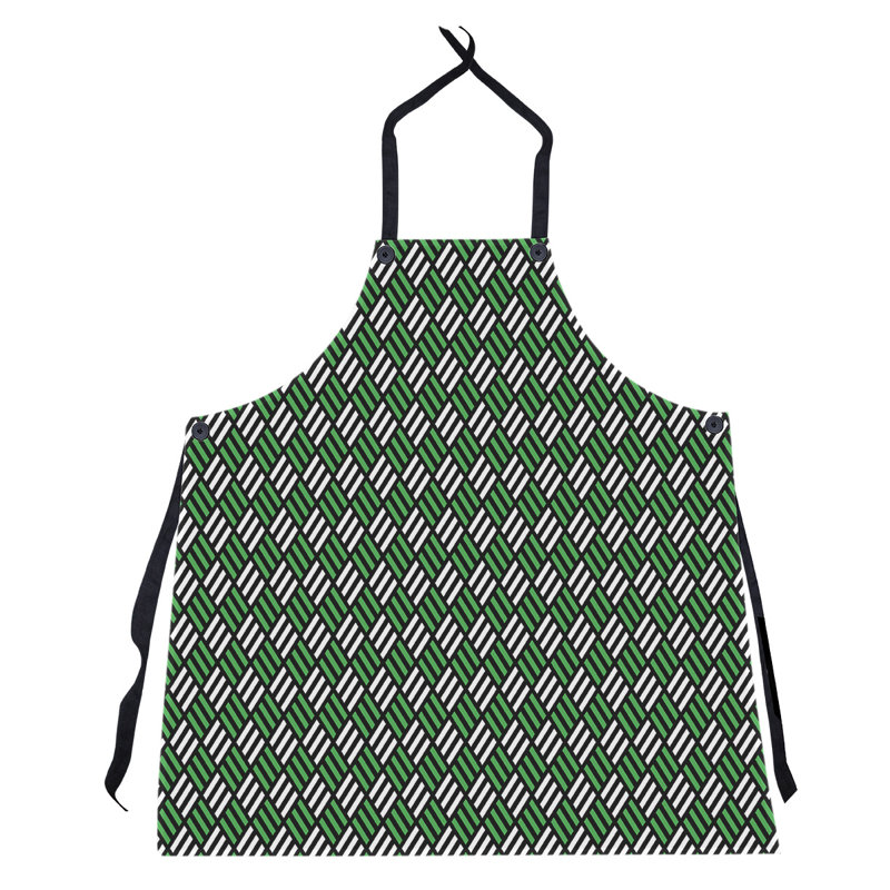 Tablier à carreaux à rayures, Vert