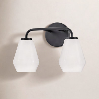 Cantera 2 Light Frosted Vanity Light