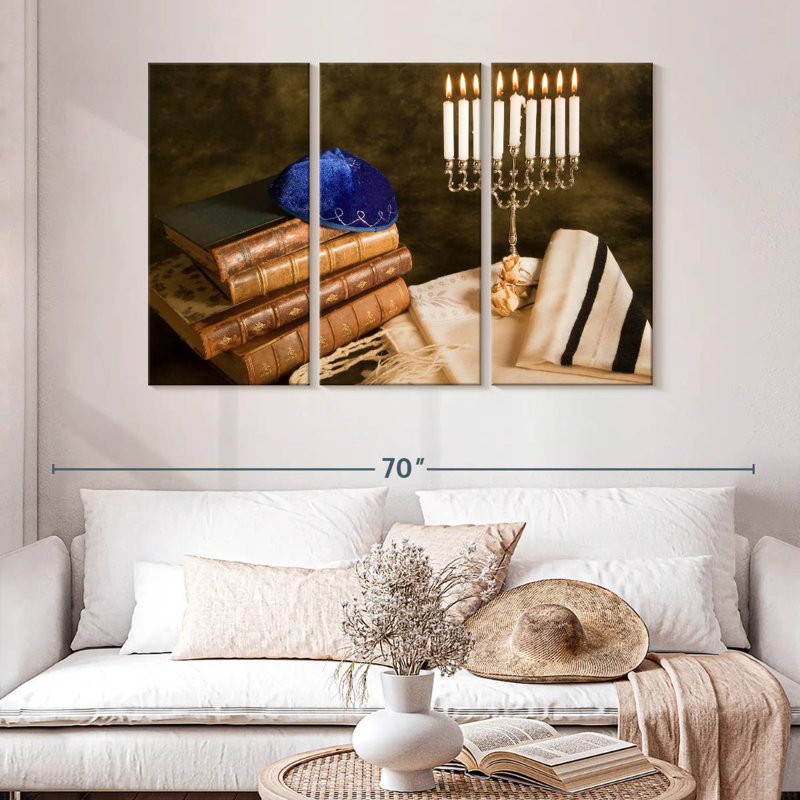 Adella Jewish Items, 32" H x 50" W
