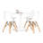 Modholic Kids Tulip Table, White