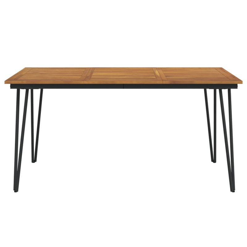 Table de salle à manger, L 31,5 po x L 63 po x H 29,5 po