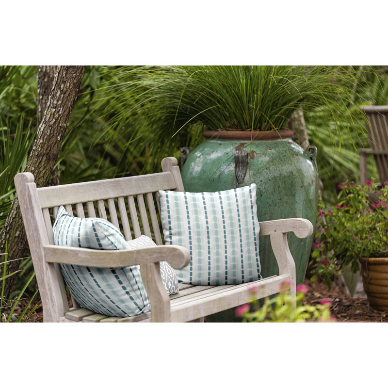 Housse et insert de coussin extérieur Funky Junky, H 16 po x l 16 po, Bleu sarcelle