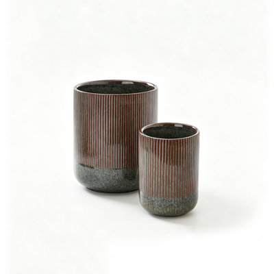 Ceramic / Porcelain Round Utensil Crock