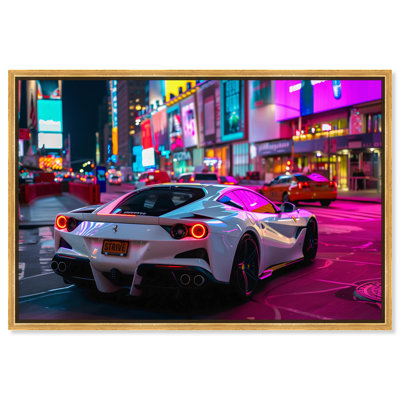 «City Never Sleep Drive II», impressions sur toile par Neon 