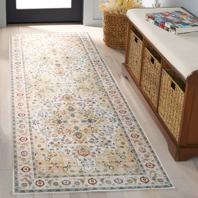Tapis oriental lavable en machine Ceniya