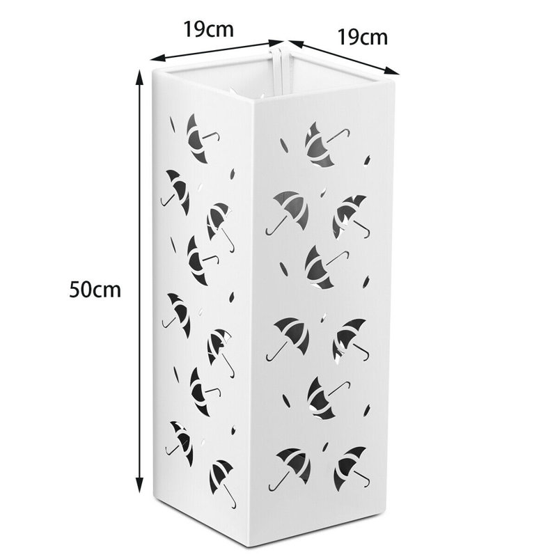 Abdulkadir Freestanding Umbrella Stand, White