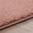 Soft Area Rug In Pink Cozy Low-Pile Rug Anti-Slip Solid Color Washable-1105312458-1102422644