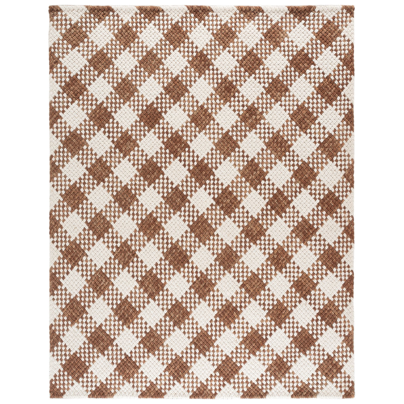 Natural Fiber Couture 105 Hand Woven Performance Checkered Rug, Rectangle 9' x 12'