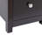 Transitional Nightstand End Table With USB Charging Station