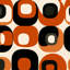 Papier peint moderne abstrait Mid-Century