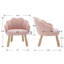 Chaise pour enfant Flower avec pieds en bois massif-564881935