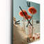 Horloge murale de cuisine rouge Serenity By The Beach - Mushroom-99639187