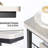 Jumelle C Table, storage end table, nightstand with drawer, modern side table-638387860