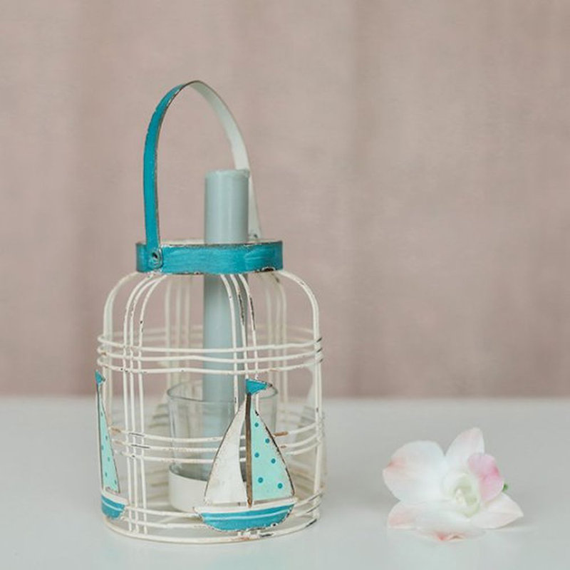 Breakwater Bay 4.14'' H Wood Tabletop Lantern